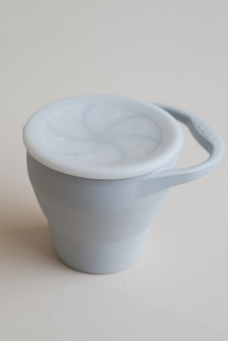 Silicone snack cup/Light grey