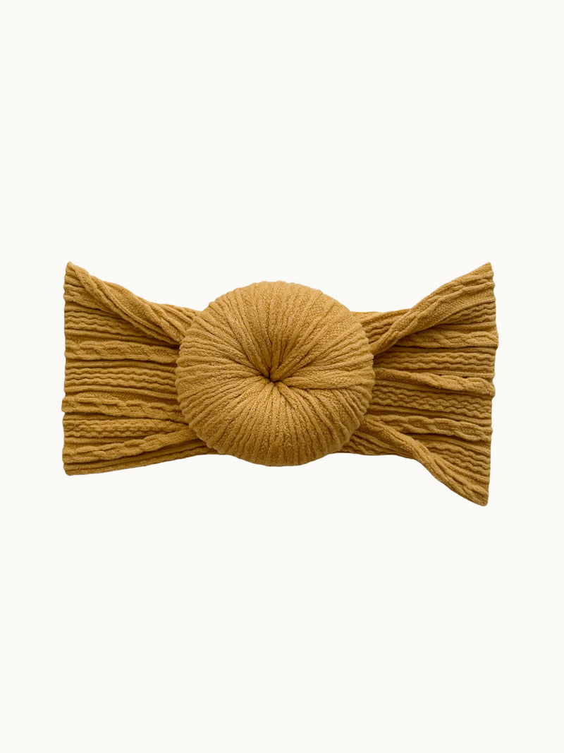 Mustard knot headband